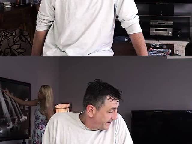 DADDY4K. Horny old man catches the right moment to seduce...