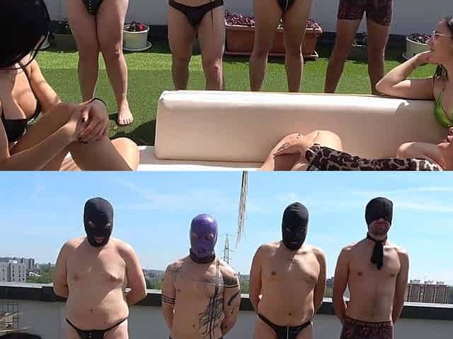 Miss Lith - Three Dommes Rank Slaves: Body And Cock