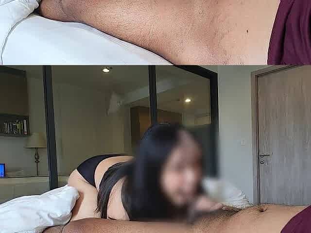 We had sex at a hunk ally's condo. My cunt felt so wonderful, I nearly cum inside.