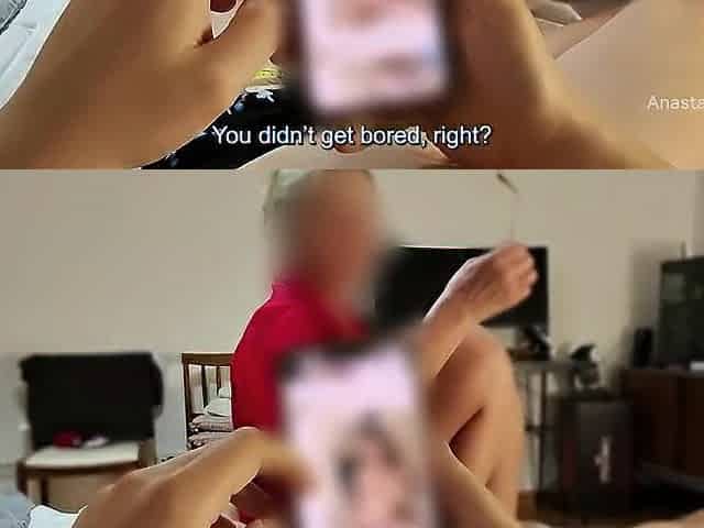 This chab's watching porn, wanking and cum front of my stepmom a during the time that i'm not at home.