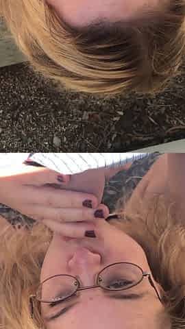 Secretary takes a dick at lunch time