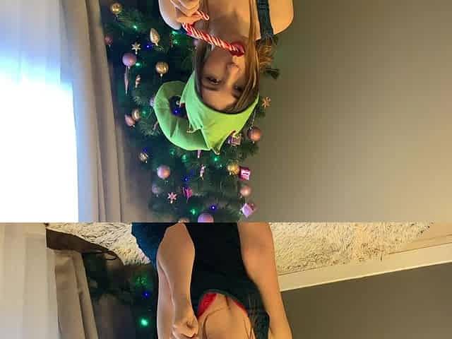 Naughty Santa's Little Helper Mastubating