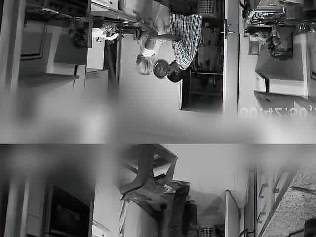 This bastard banged the cleaning lady, but it was all caught on camera