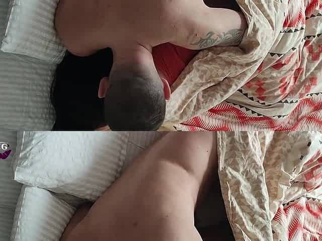This guy woke me up with a large cock.
