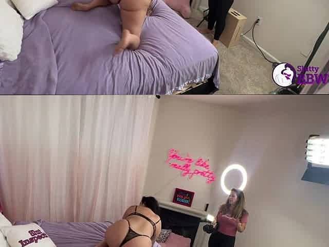 Horny BBWS - Excited big beautiful woman BTS