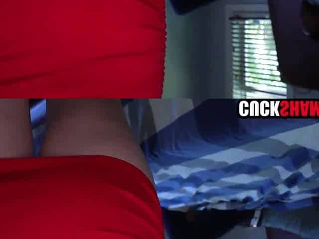Cuck spouse watching wife taking bbc up her butt