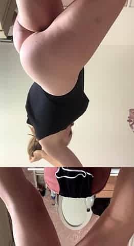 Cute teen anne solo anal masturbation