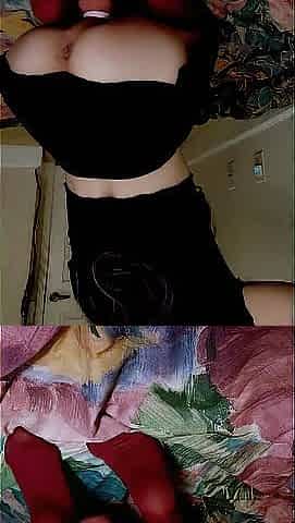 Femboy shows off her sissy butthole