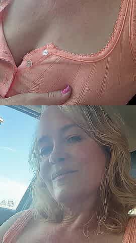 Masturbating in the Car with a Screwdriver and Juicy Pants, and Flashing