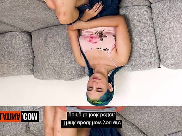 Latina anal fucked on the casting couch