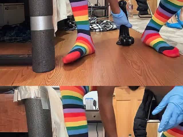 Riding a Horsecock Sex tool