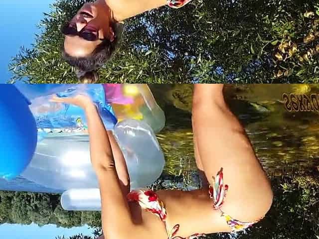 Outdoor Squirt at the Lake POV