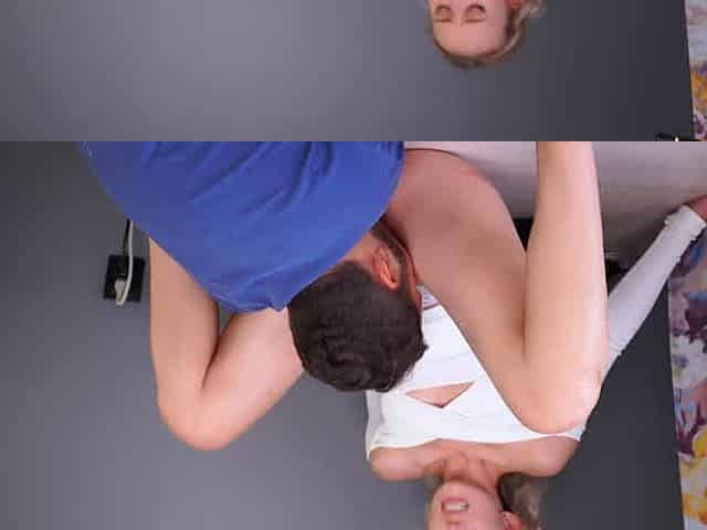 My nerd stepbrother had never seen pussy, so I made him gasp on my coochie and sat on his face - greatest XXX porn!
