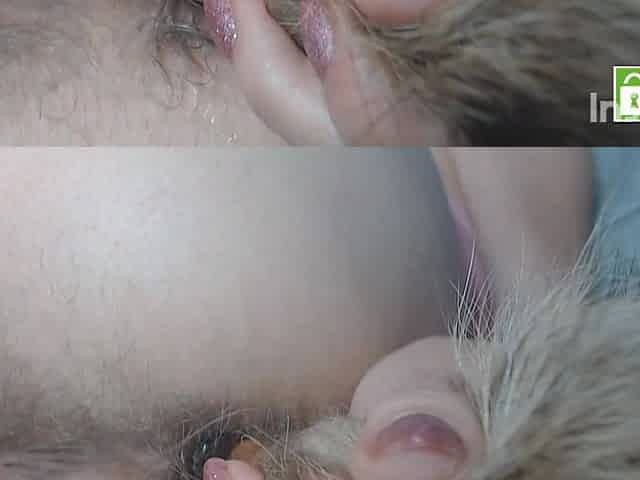 Furry Anal Plug with Tail Fucking My Hairy Asshole