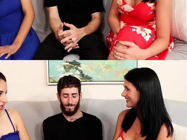 Hot milf Sienna Rae decides to give the lovely CC a blowjob
