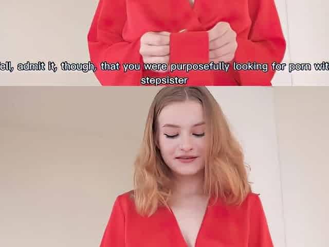 Beautiful Petite Stepsister Caught Stepbro Jerking