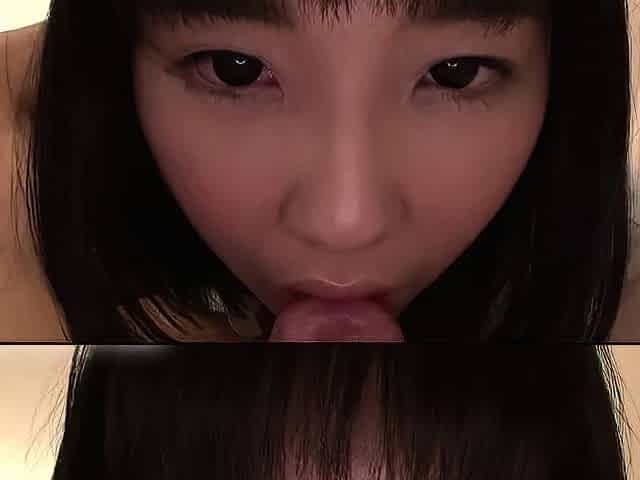Asian happy ending - POV action with hairy Asian teen