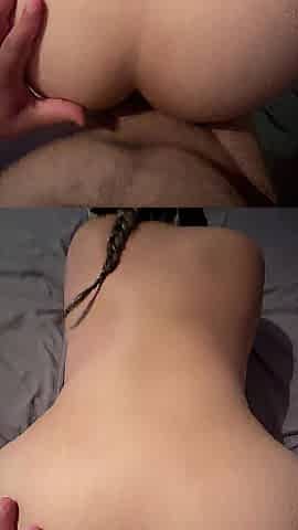 Giving minyelon back shots thick Latin chick wench