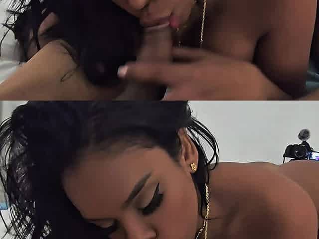 Bubble Butt Ebony Rides My BBC Until It Explodes Inside Her