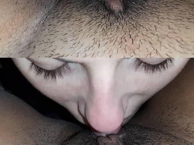 Banging Twat With Tongue Until I Cum - Lesbo_illusion