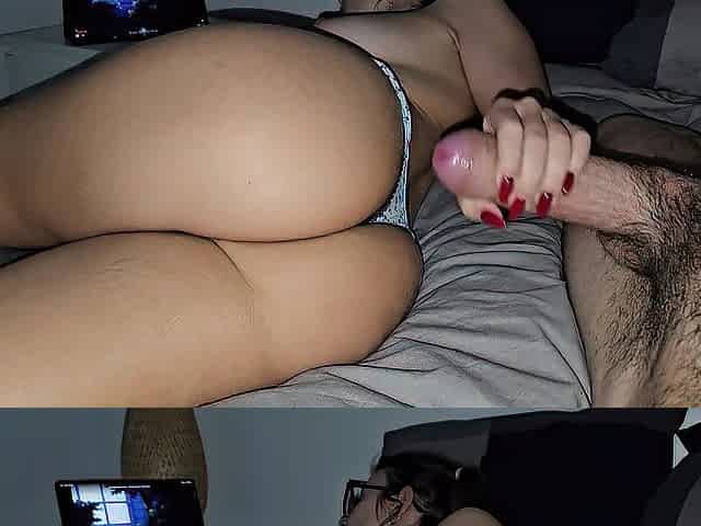 Got So Slutty Watching Anime That I Took His Jock in My Booty - Anal Creampie
