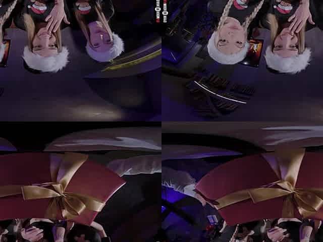 Polly Yangs, Milka Way & Funky Town VR Porn: Stepdaddy Knows What He Wants For Xmas - DarkRoomVR