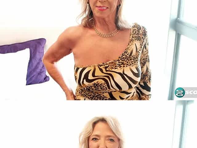 A 69-Year-Old Who Can't Stop Touching Her Nipples And Pussy
