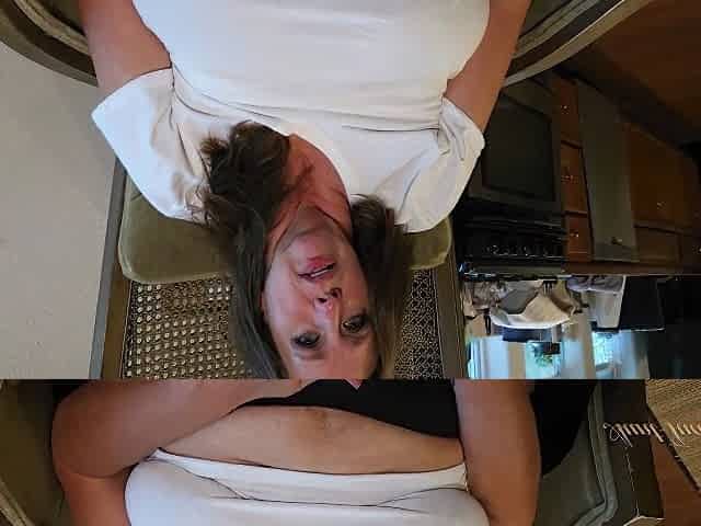 Busty Mature Amateur Autumn Sucks Off The Delivery Guy