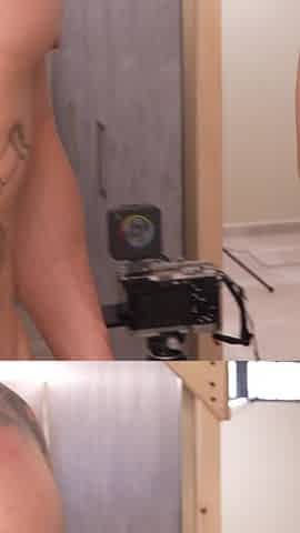 This Cute Girl Ended up in a Gloryhole and Now She's Getting Fucked Hard in the Mouth!