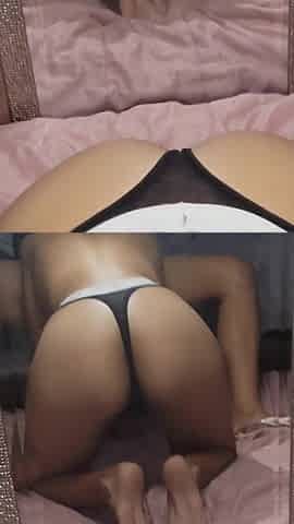 Mamada profunda frente al espejo culo colombiano y twerk ????????