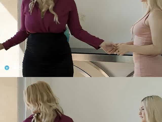 ADULTMOBILE - London River, Jazlyn Ray - Lesbian Hotwives - Scene 4 - Trying Her Out