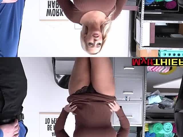 Milf Shoplifter With Huge Tits Fucked