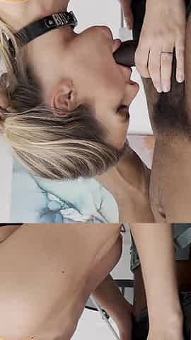 Busty Russian Blonde Zlata Shine Intense Interracial Fucking