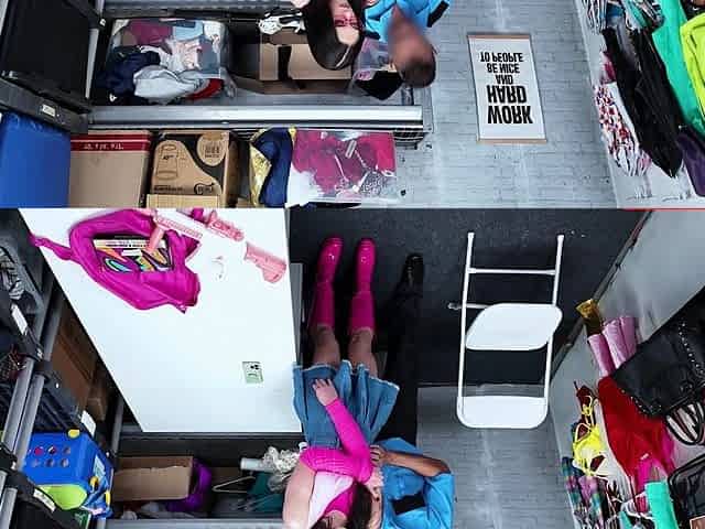 Teen Shoplifters Daisy Phoenix and Koda Monroe Suck and