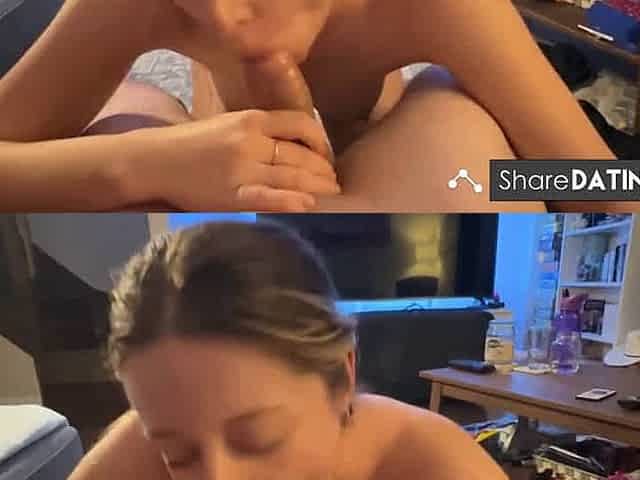 Teen Babe Gives Me a Blowjob and Takes a Facial!