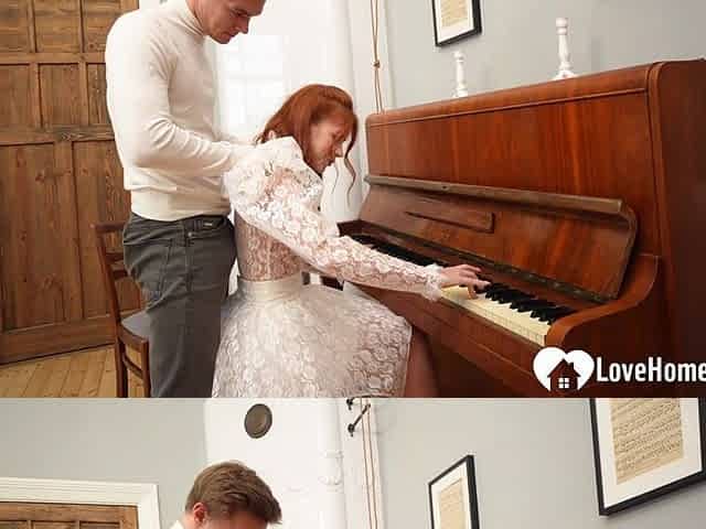 Redhead Pianist Goes Nuts for My Hard Prick After Practice