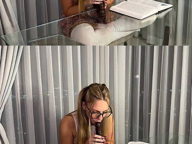 TEEN LEARNS ABOUT BBC AND THAT BABE GOES MAD WITH CLIMAX AT THE END - LETTY EVANS