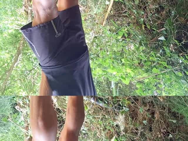 Risky Public nature adventure: biggest rod masturbation Leads to giant spunk flow