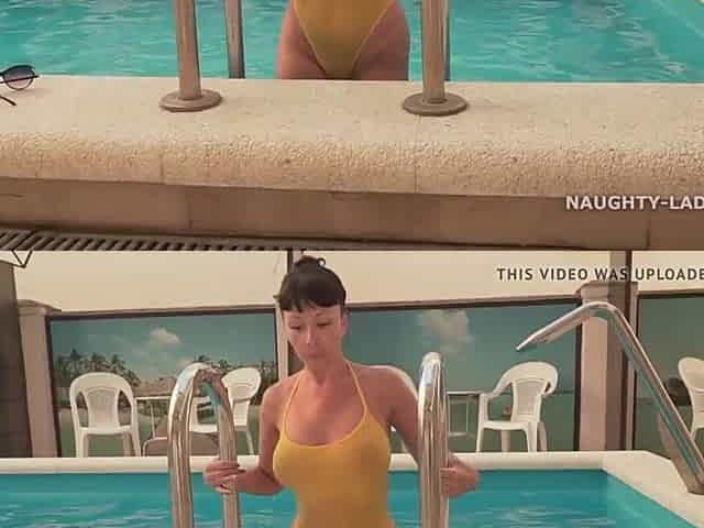 Watch-throughout when juicy swimsuit