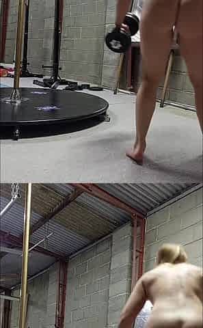Nude Workout!!