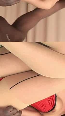 Perfect young white slut craves interracial black dick fucking her anus