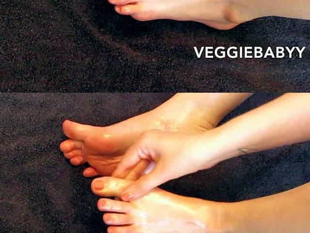 Rubbing Oil on My Feet