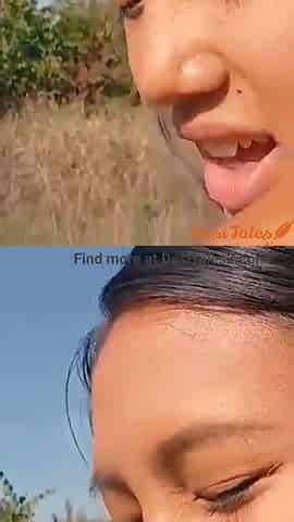 Vietnamese farmer girl fucked in the open field by tourist