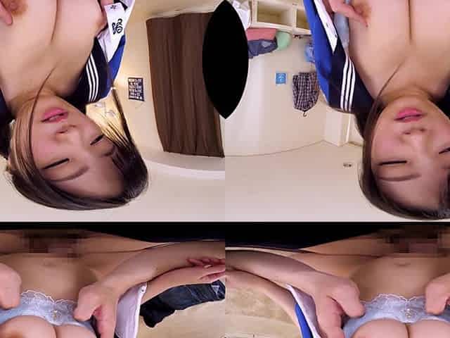 Sexy Japanese babe horny vr porn