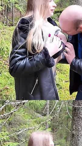 Big Natural Breast Teen Lost in the Forest