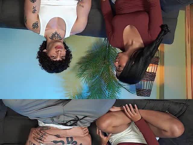 Stepsiblings know how to have joy when they're home alone - Veronica Montiel & Jordy Fabian