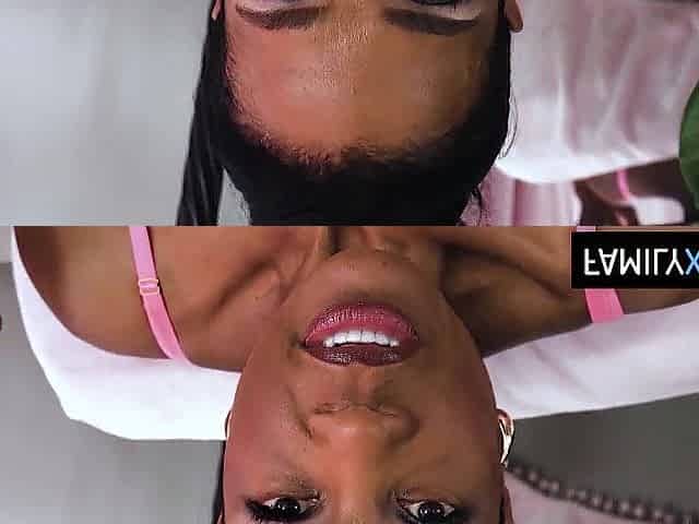 Black GILF POV Sex With Stepgrandson - Raven Swallowz