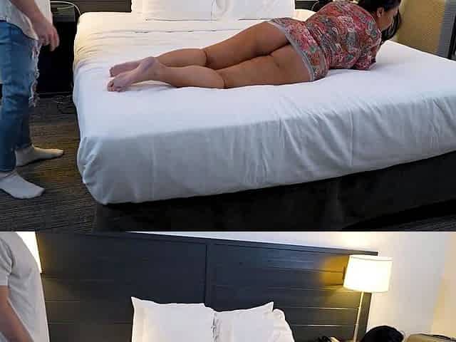 Stepson Gives Stepmom a Massage After the Club