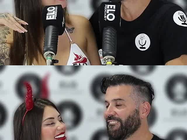 Sara Blond in the spicy room of the Argentine ELO PODCAST - FULL INTERVIEW
