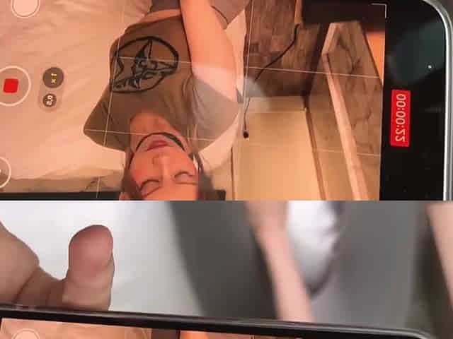 Cute Teen Gives Best Blowjob to Keep Secret and Gets Huge Facial Cumshot